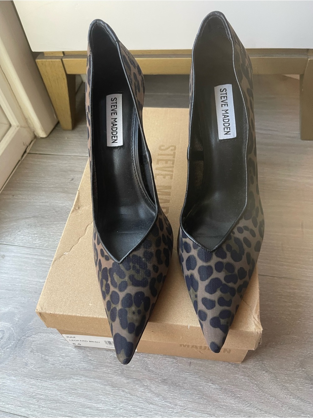 Steve Madden Women's Raz Pointed-Toe Stiletto Pumps
Leopard-Print Pointed Toe